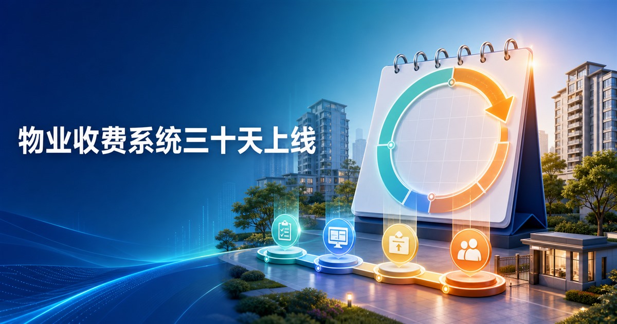 物业管理收费系统30天上线方案