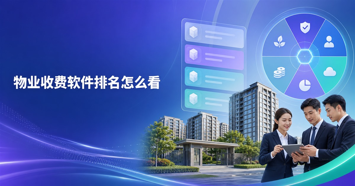 物业收费系统软件排名怎么看？