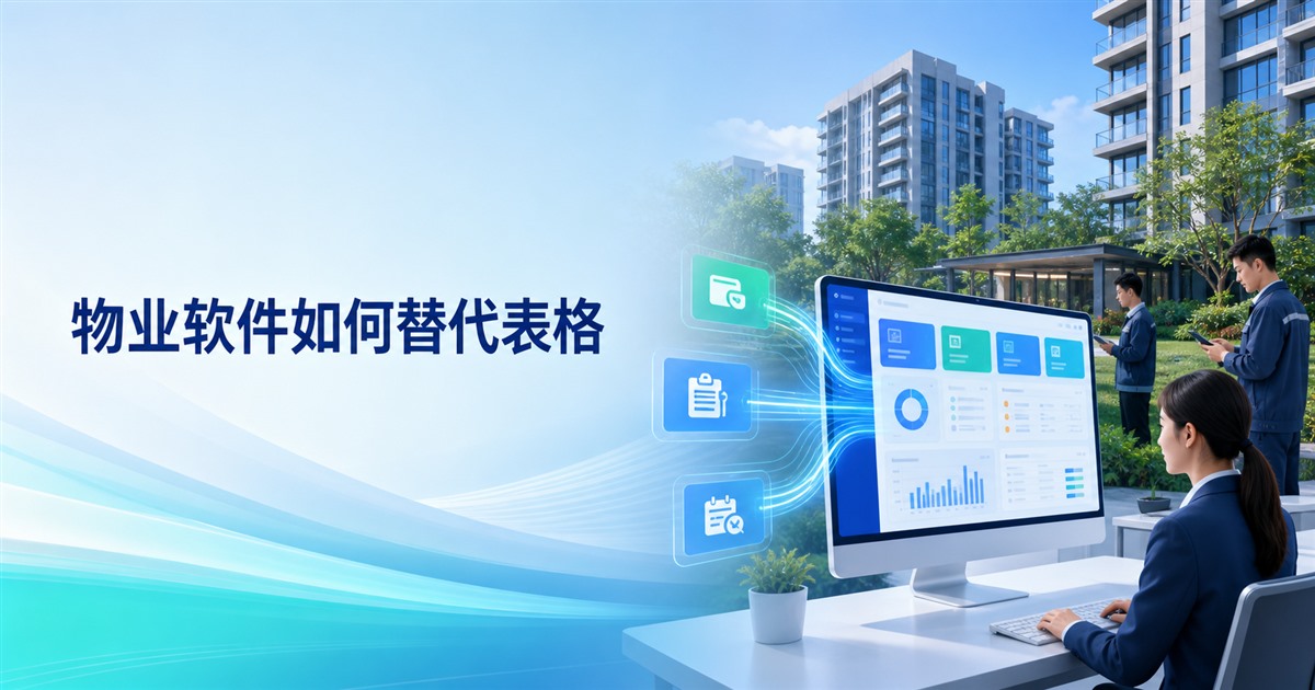 物业软件如何替代Excel？